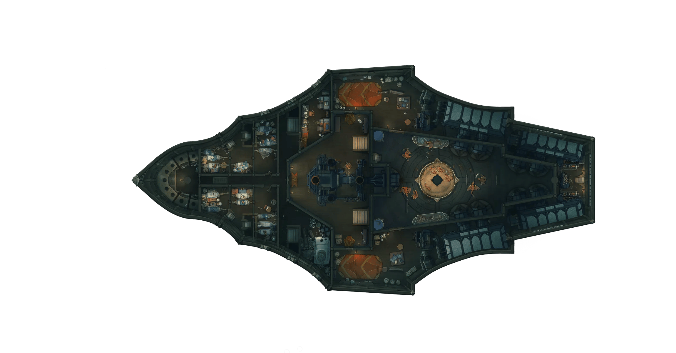 Dragon Ship - Lower Deck map, Rain variant thumbnail