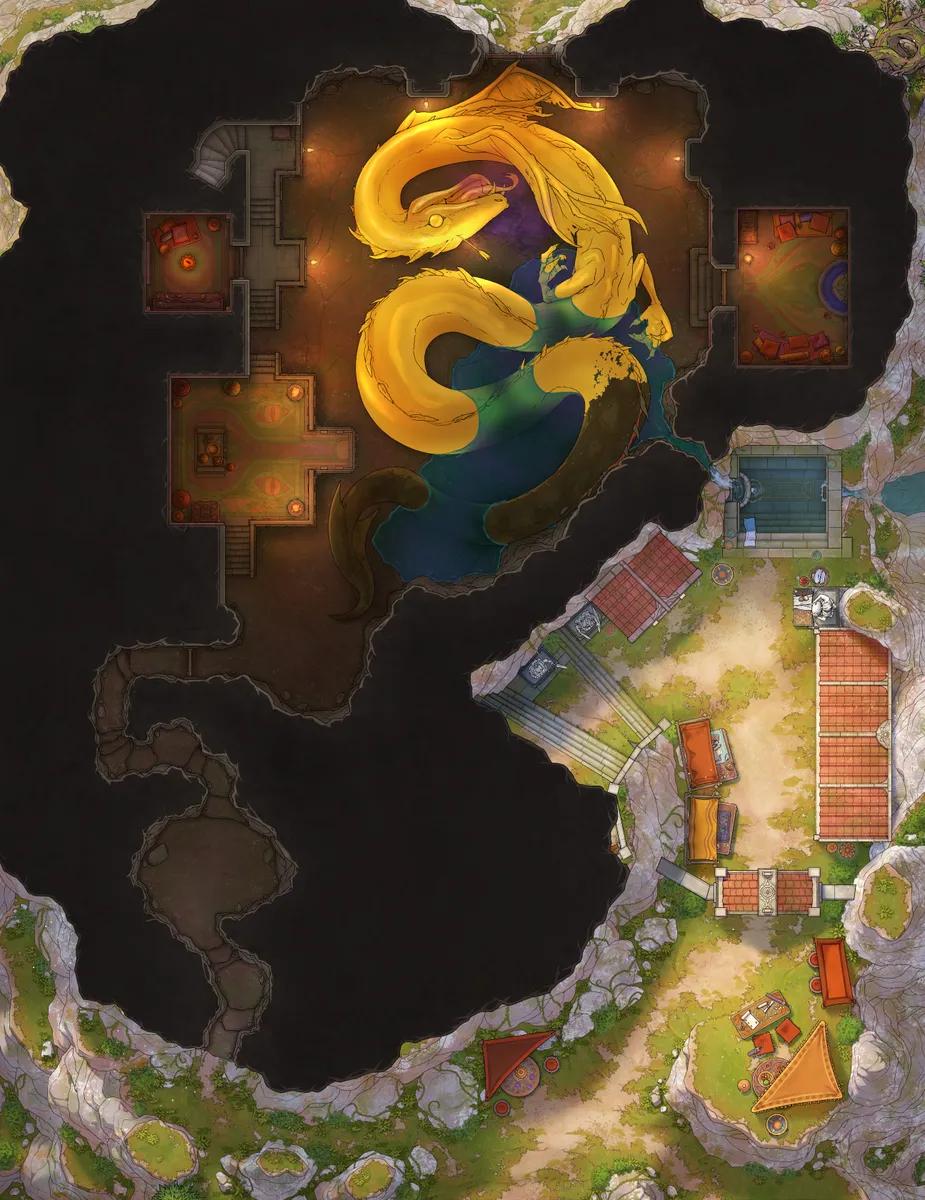 Temple of the Oracle map, Oracles Lair Arrow of Midas variant thumbnail