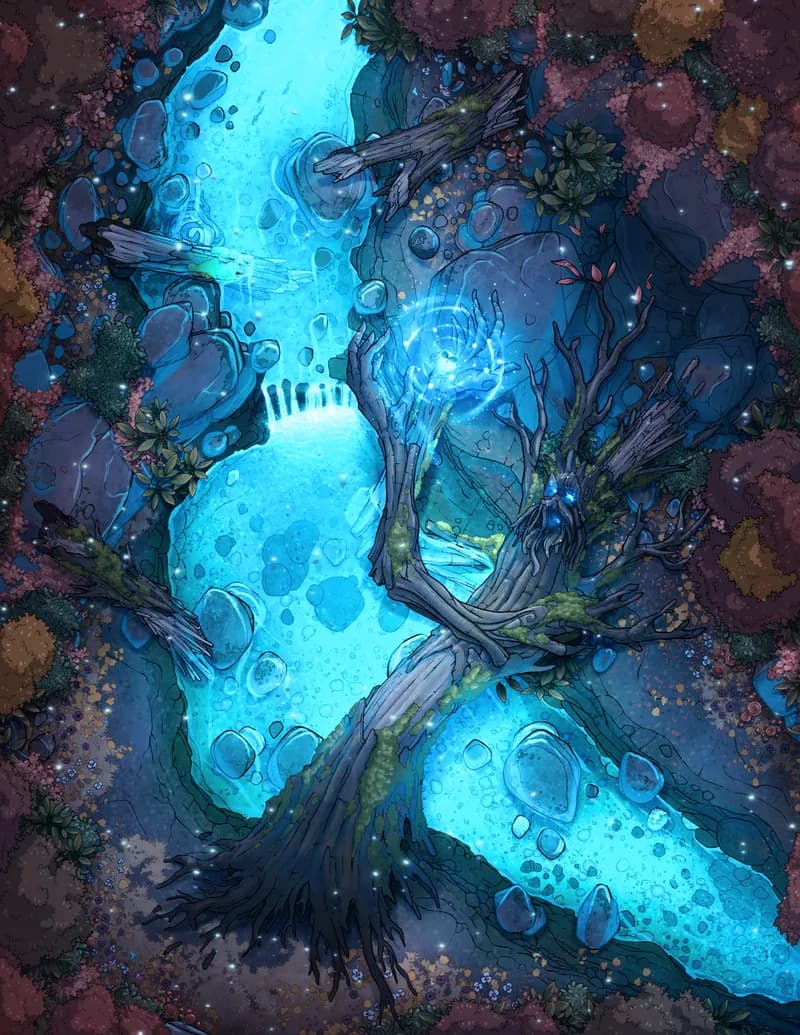 Treant Falls map, Radient Waters variant thumbnail