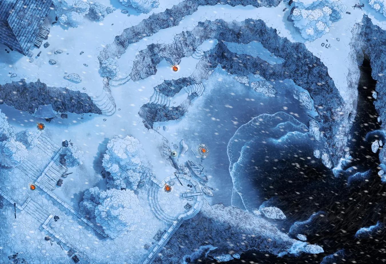Secret Cove map, Winter variant thumbnail