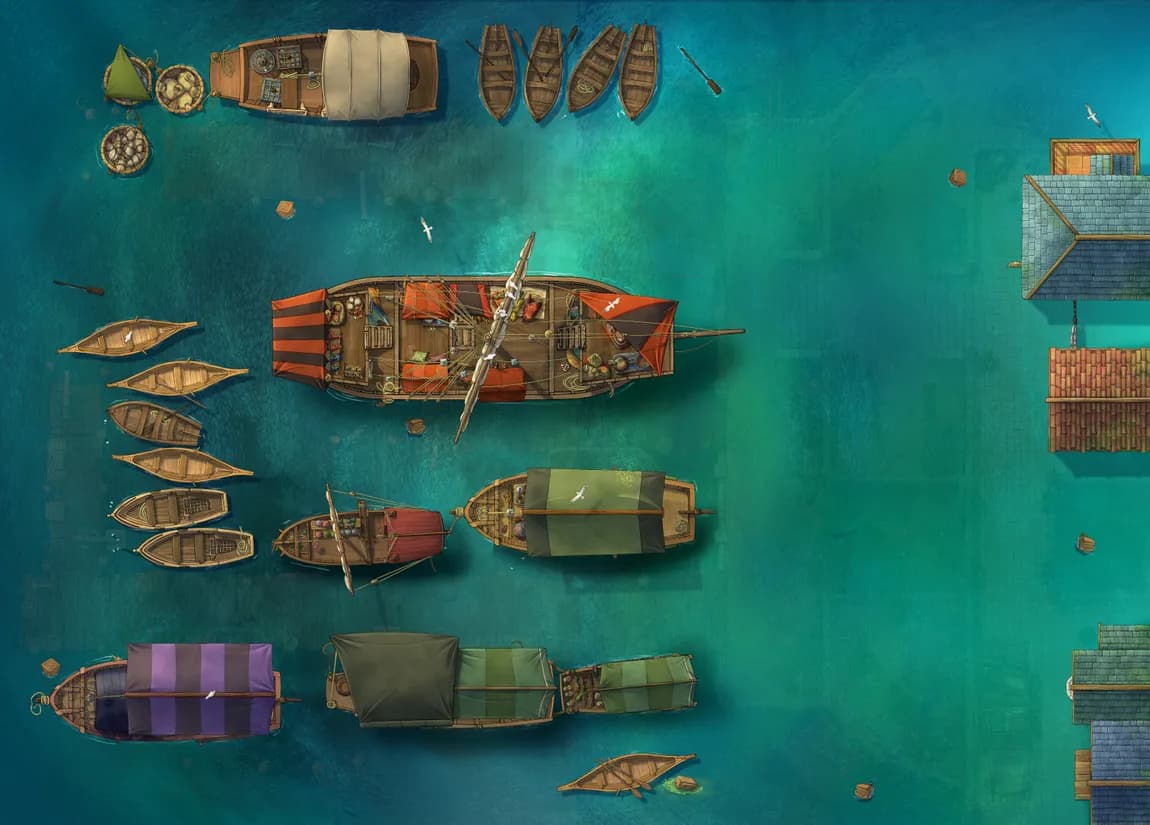 Trading Port map, Flood Stage 03 variant thumbnail