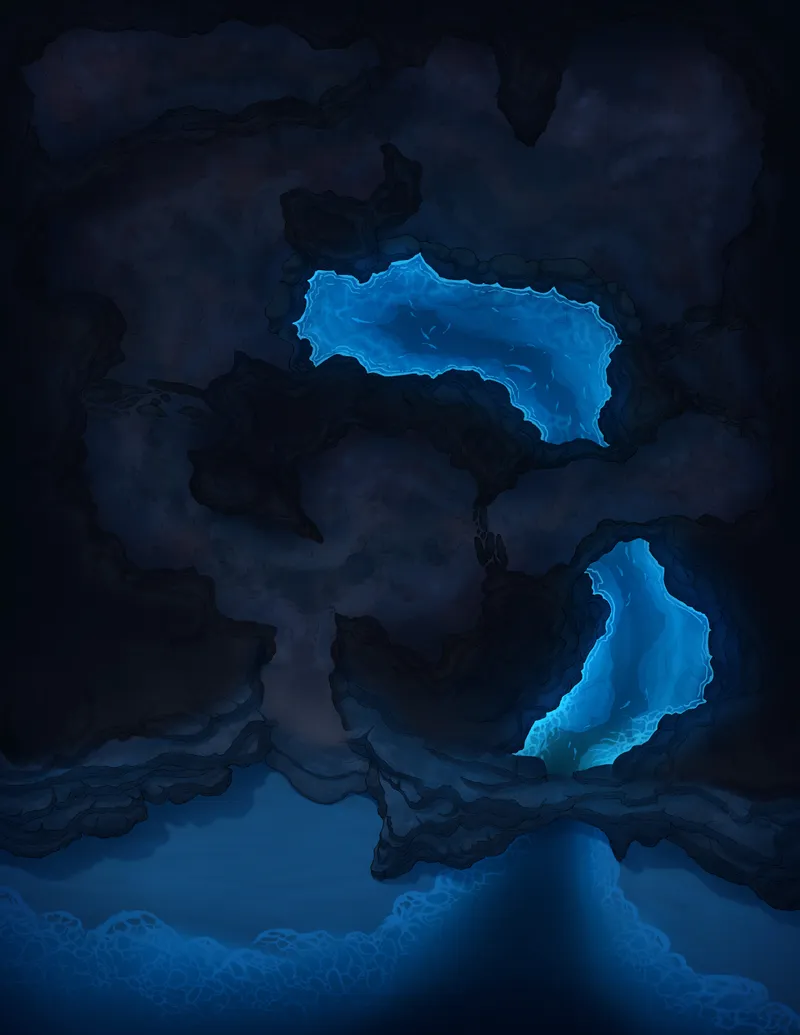 Coastal Caverns map, Empty Night variant thumbnail