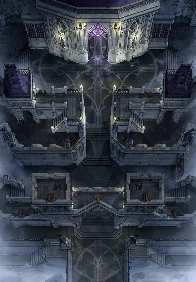 Gated Ramparts map, No Gates variant thumbnail