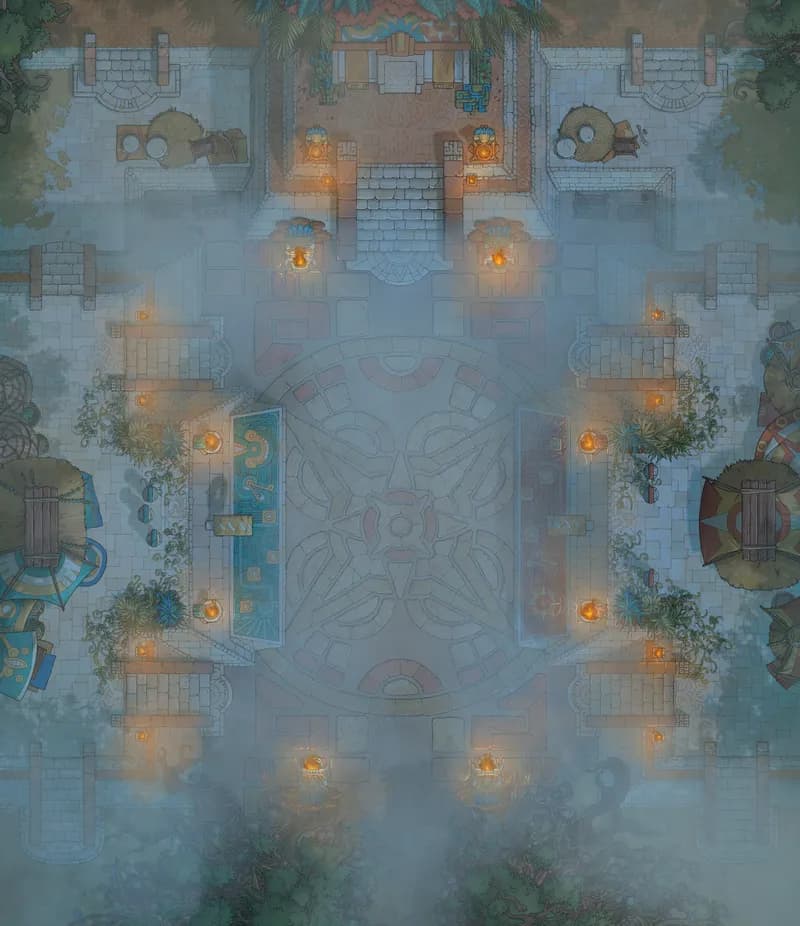 Sacred Ballcourt map, Fog variant thumbnail