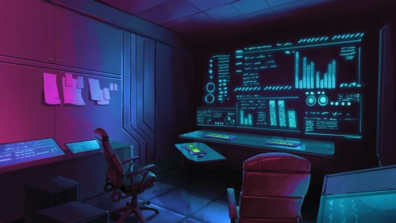 Hacker Base map, Holo variant thumbnail