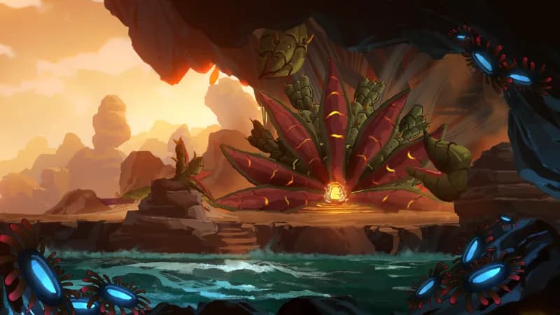 Alien Hive Entrance map, River variant thumbnail