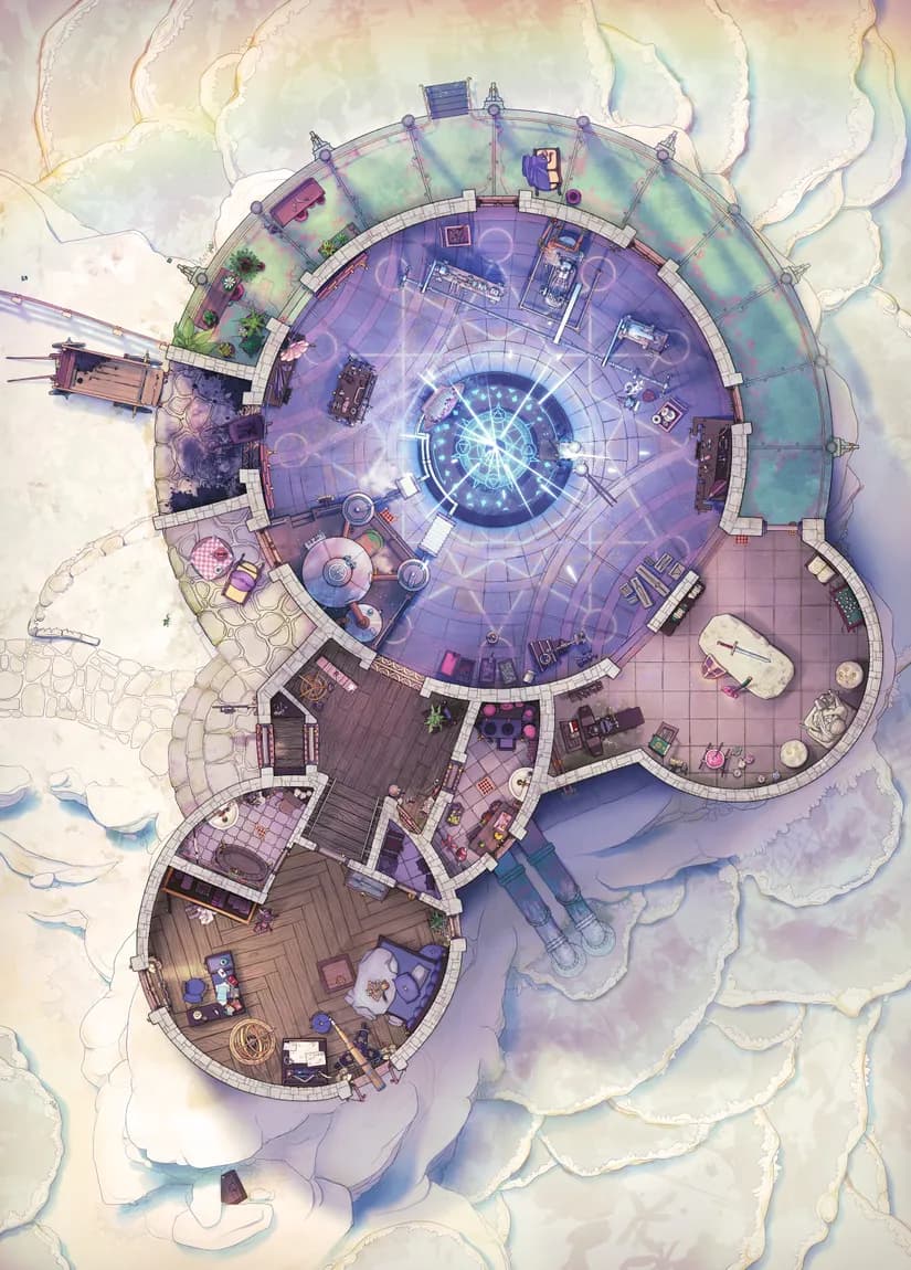 Forge of the Wizard Blacksmith map, Saltflats variant thumbnail