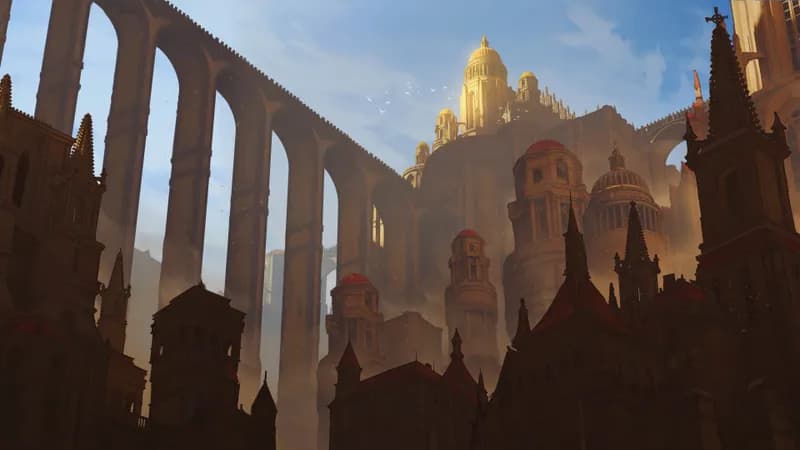 Golden Cathedral map, Sunny variant thumbnail