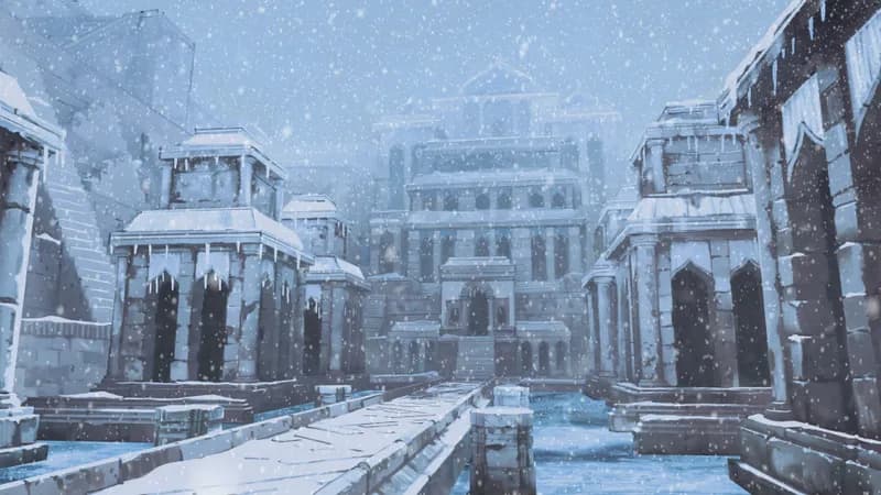 Ancient Stepwell map, Winter variant thumbnail