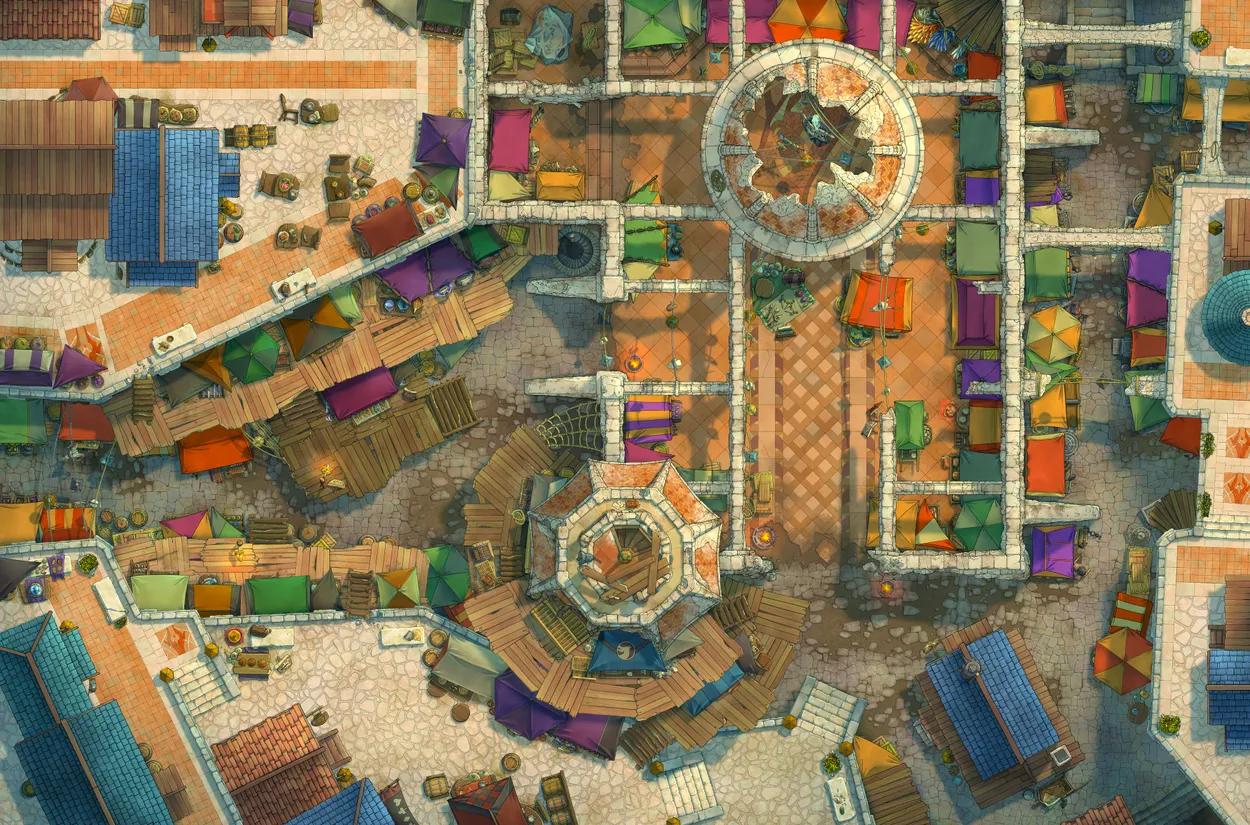 Black Market Streets map, No Animals variant thumbnail