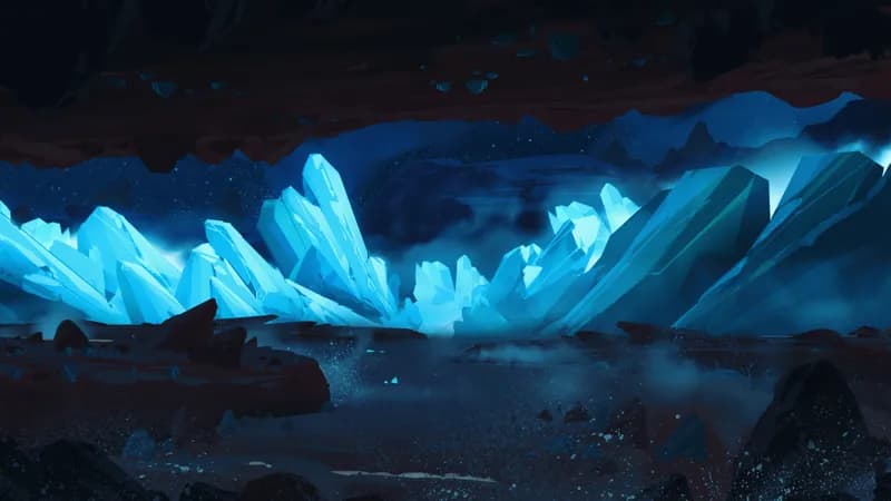 Crystal Mines map, Natural Night variant thumbnail