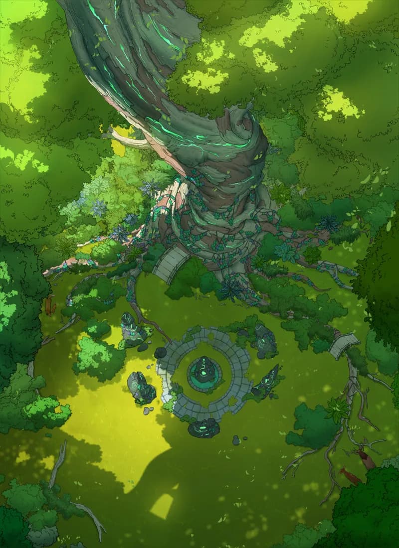 Sacred Grove map, Summer variant thumbnail