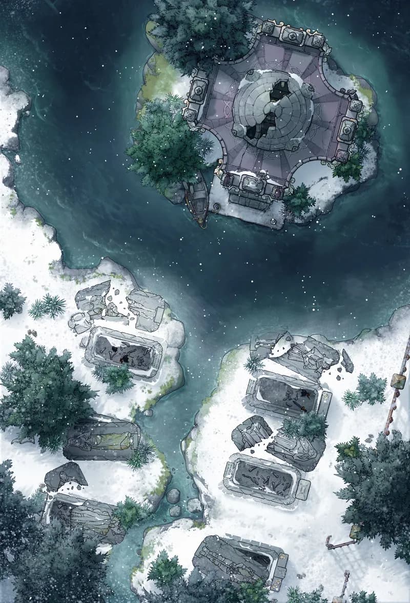 Frozen Tombs map, Grave Robbers variant thumbnail