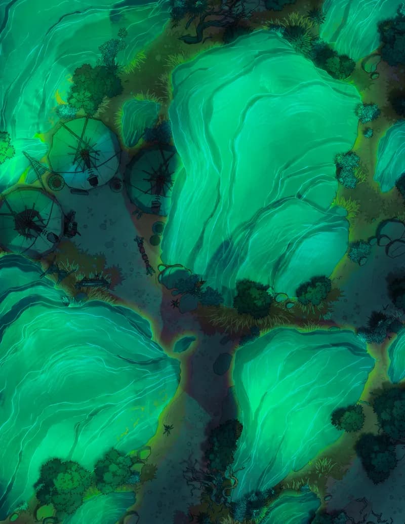 Garden of the Gods map, Emerald Night variant thumbnail