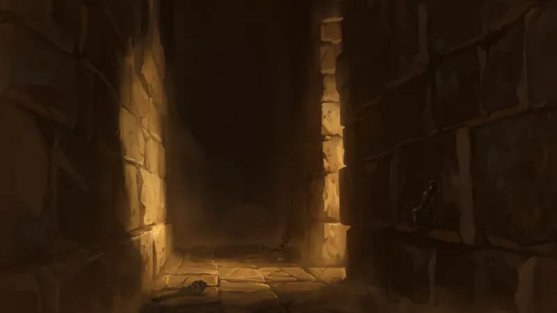 Minotaur Labyrinth map, Dark Passage variant thumbnail