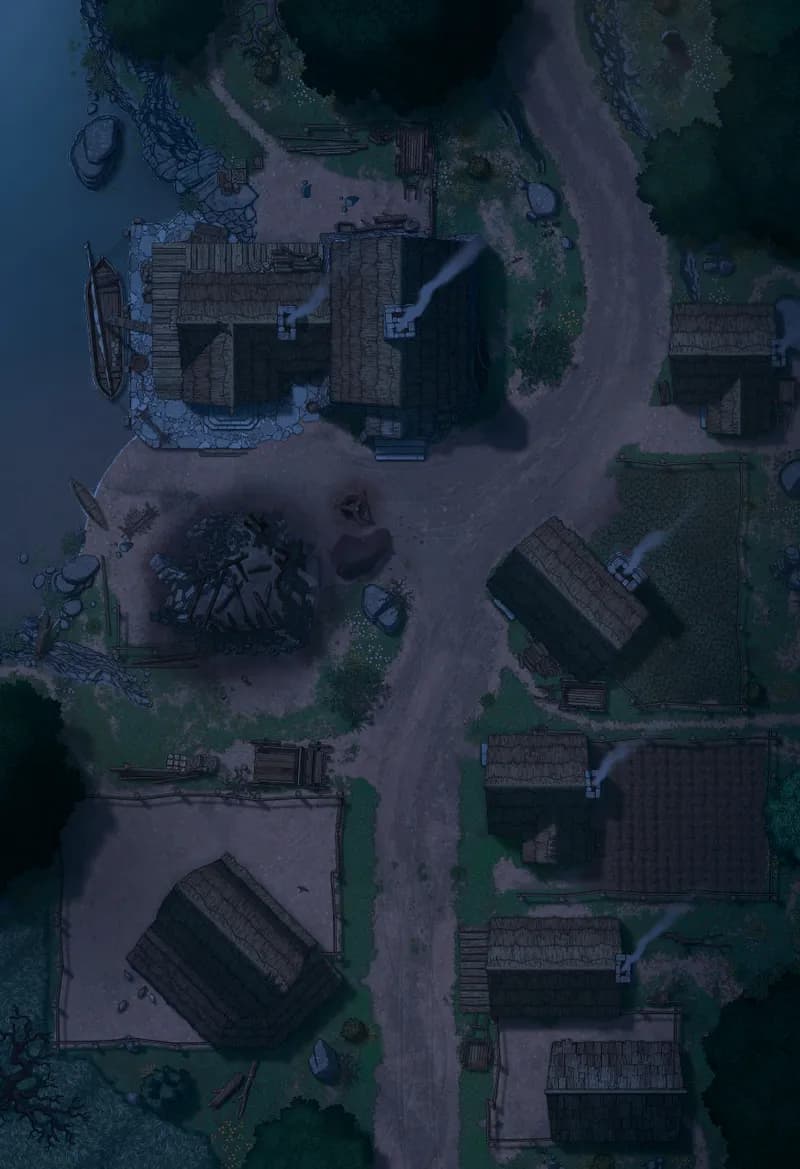Hauthell map, 02 Lake Night variant thumbnail