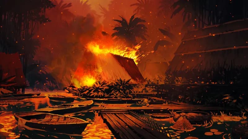 Jungle Village map, Fire variant thumbnail