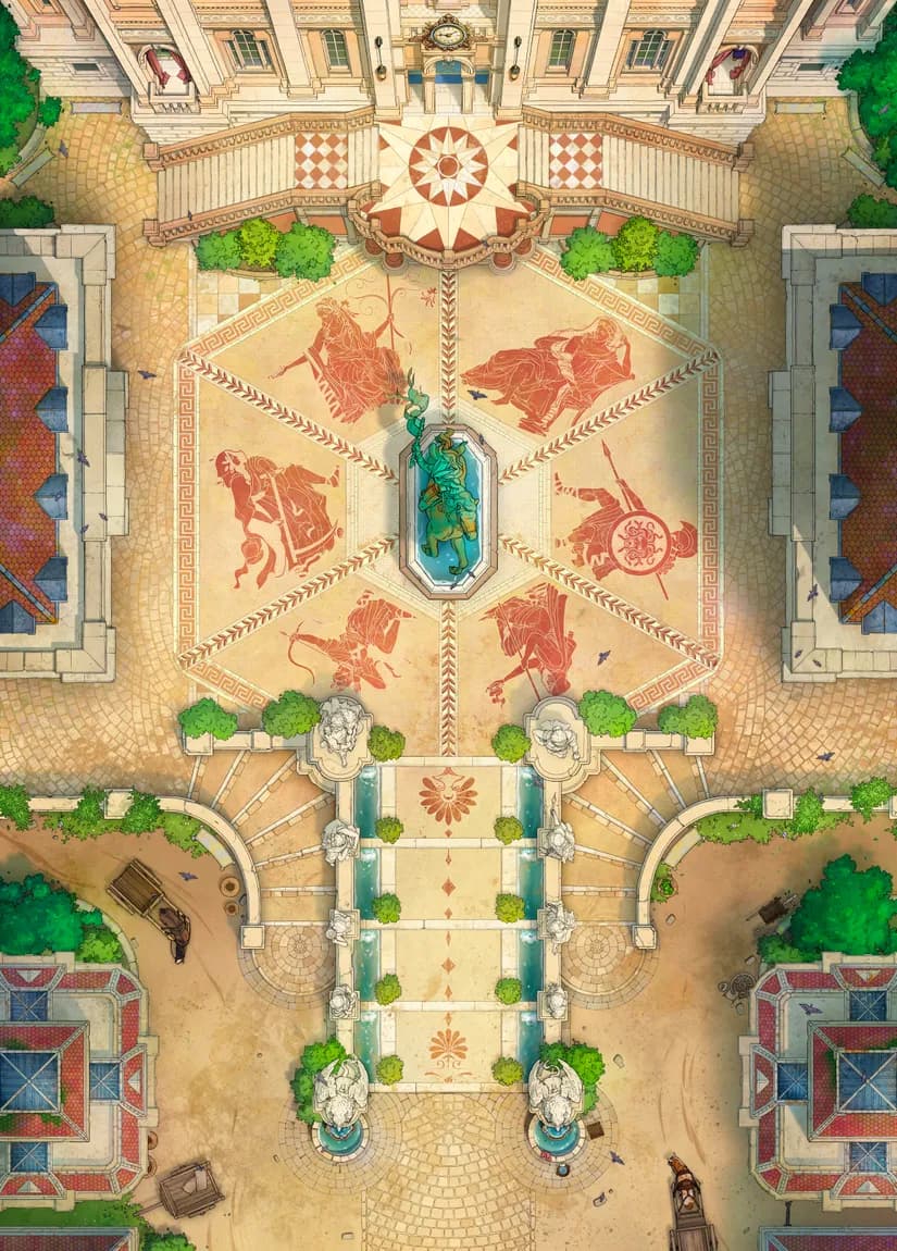 Grand Duke's Plaza map, Original Day variant thumbnail