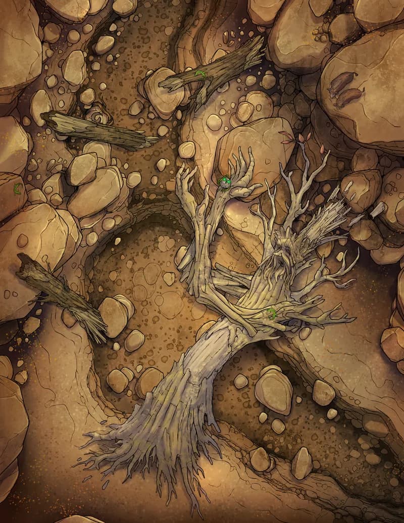 Treant Falls map, Desert variant thumbnail