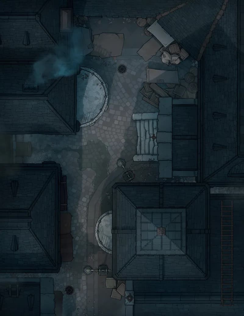 Dark Alleys map, Layout 2 Dark variant thumbnail
