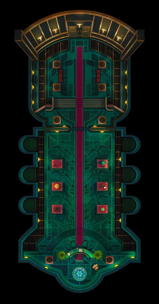 Wizard Bank Interior map, Floor B2 No Sentinels variant thumbnail