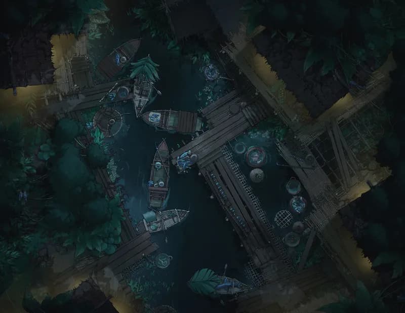 Jungle Village map, Original Night variant thumbnail