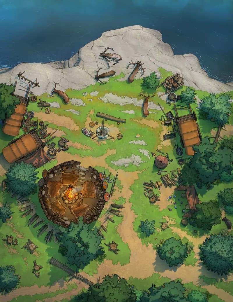 Lakeside Respite map, Interior Day variant thumbnail