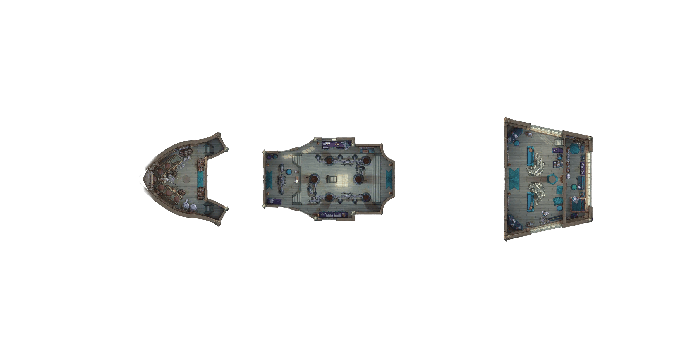 Dragon Ship Interior map, Top Deck Royal Blue variant thumbnail