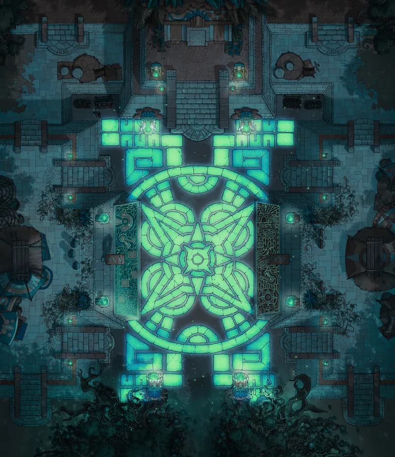 Sacred Ballcourt map, Glow variant thumbnail