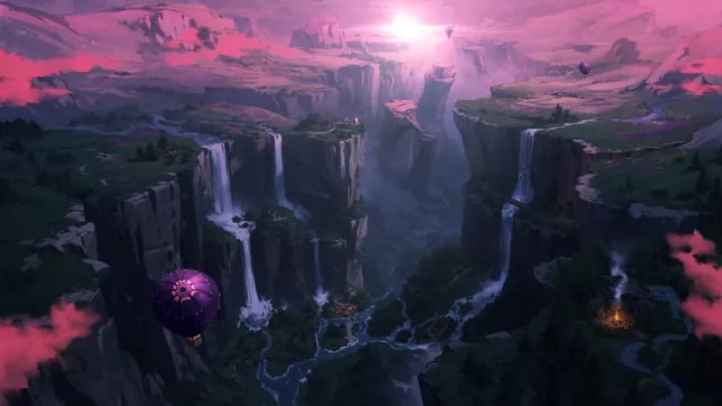 Verdant Ravine map, Sunset variant thumbnail