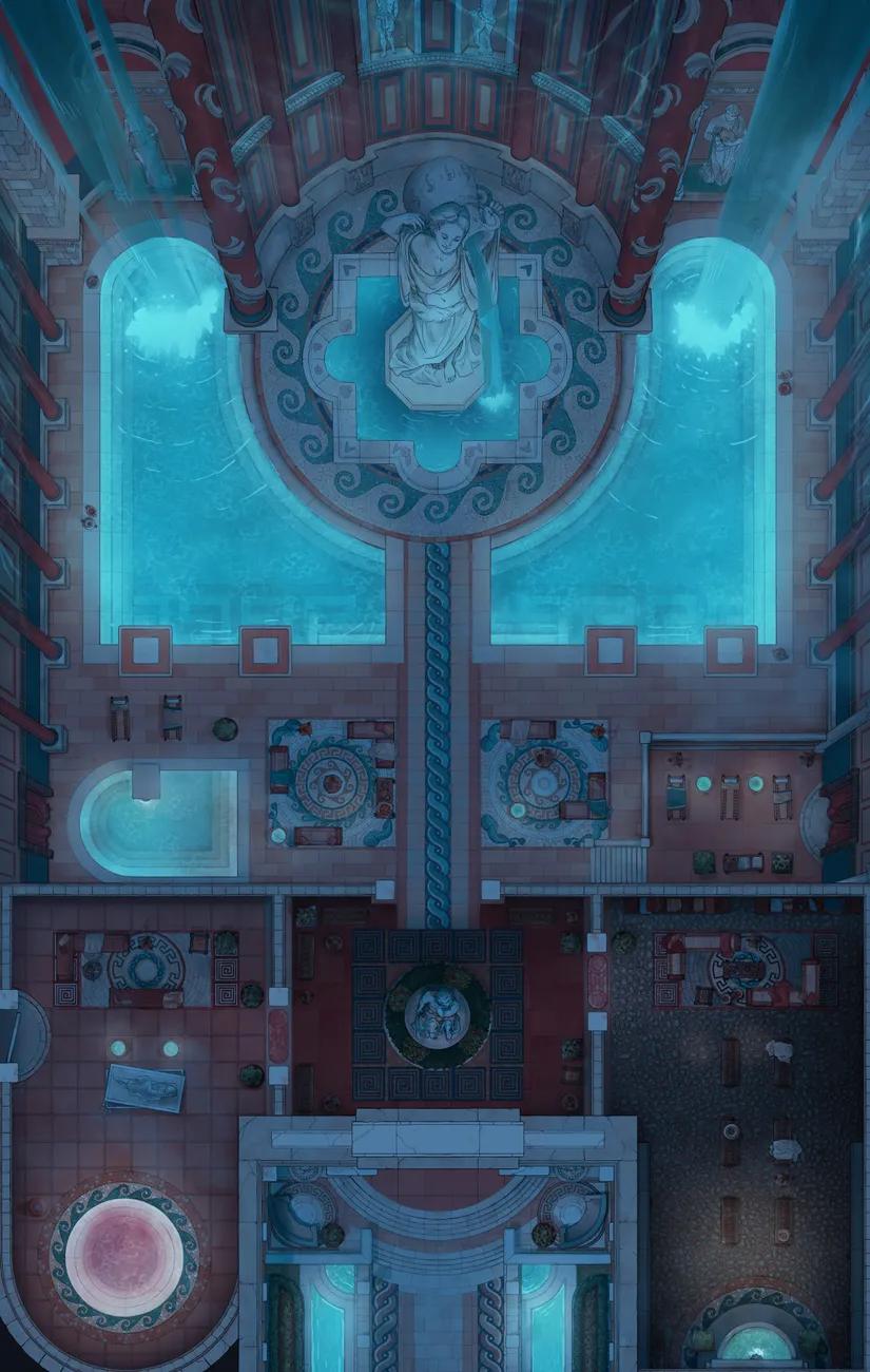 Imperial Bath Complex map, Original Night variant thumbnail