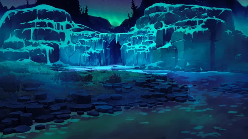 Melting Glacier map, Aurora variant thumbnail