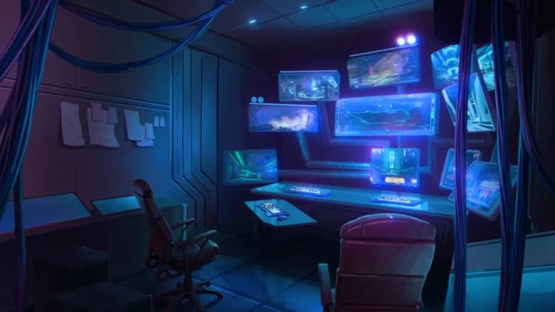 Hacker Base map, Security Cameras variant thumbnail