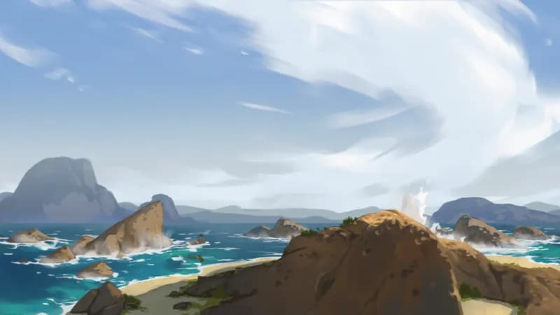 Lighthouse Isle map, Natural Day variant thumbnail