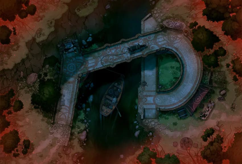 Roving Bridge map, Dark Presence variant thumbnail