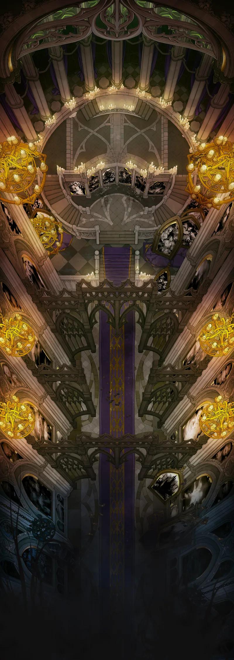 Throne Gallery map, Creeping Darkness Stage 1 variant thumbnail