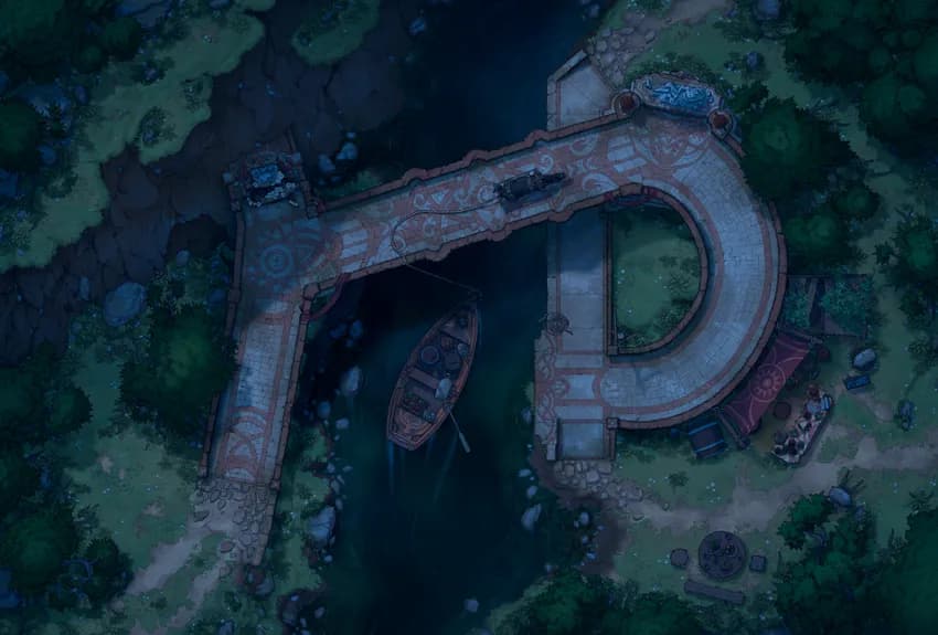 Roving Bridge map, Dark variant thumbnail