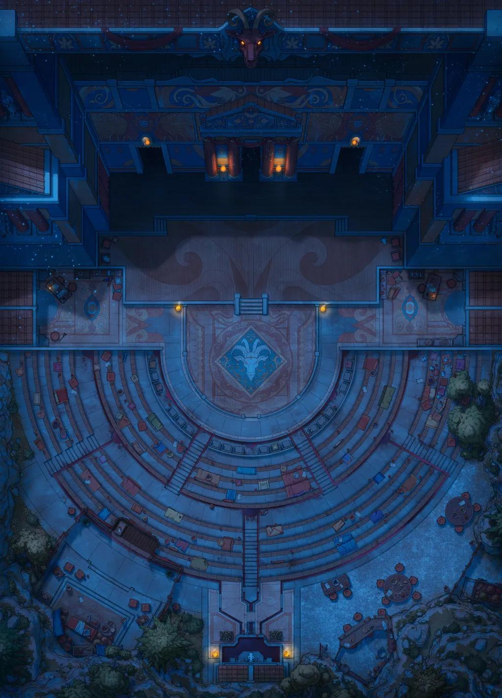 Affluent Amphitheatre map, Original Night variant thumbnail