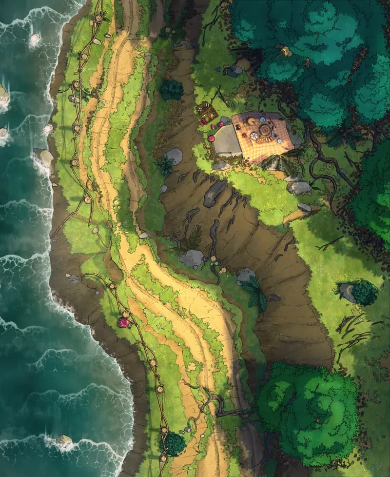 Forest Pass map, River variant thumbnail