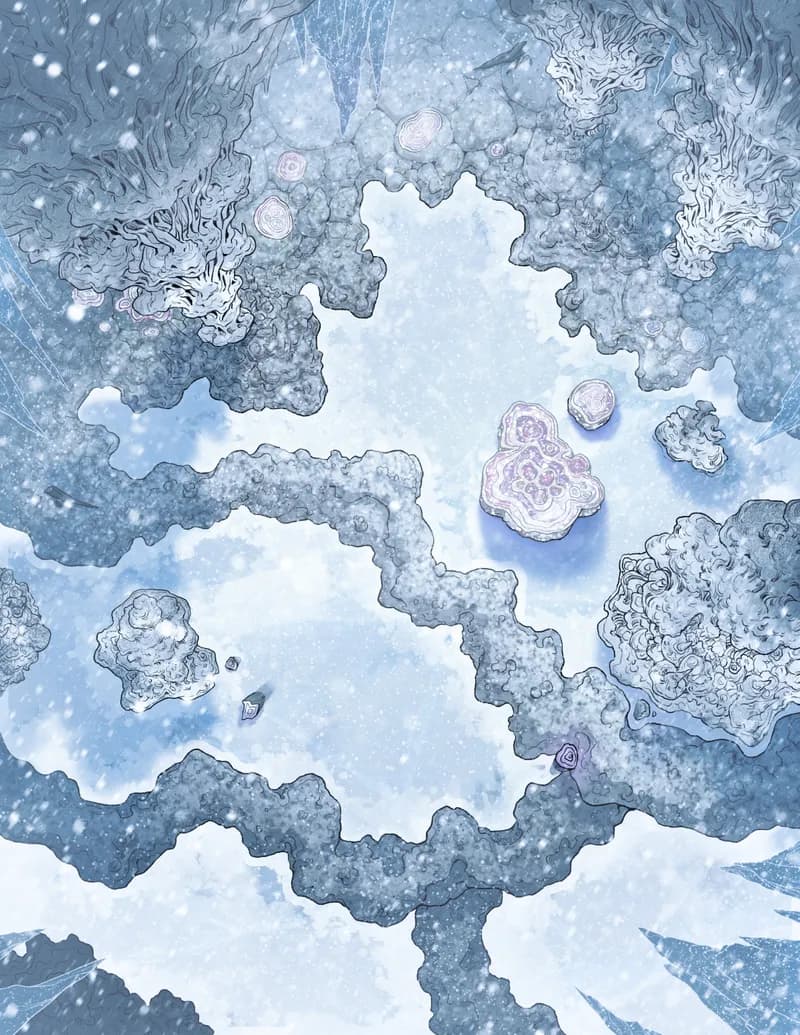 Healing Cave Spring map, Frozen variant thumbnail