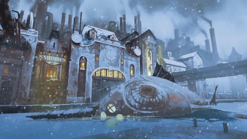 Iron Wharf map, Winter variant thumbnail