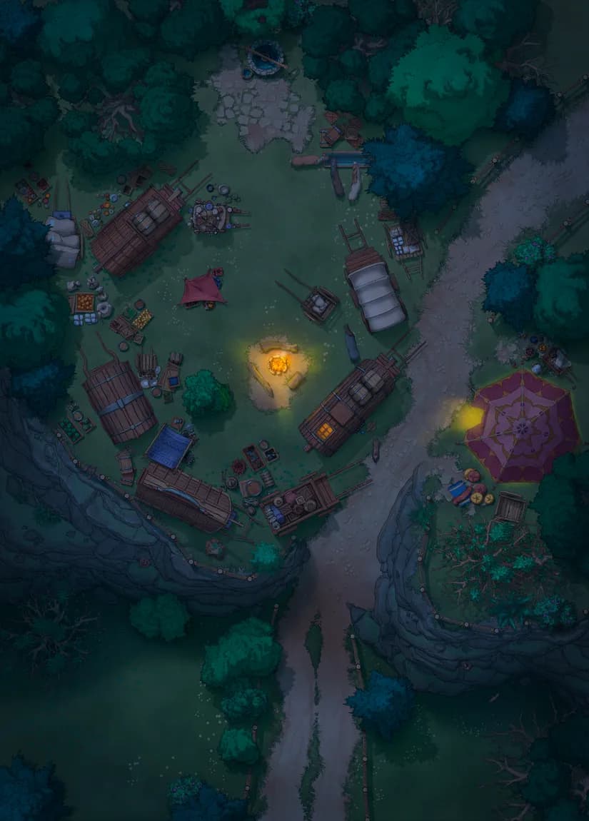 Caravan Camp map, Original Night variant thumbnail