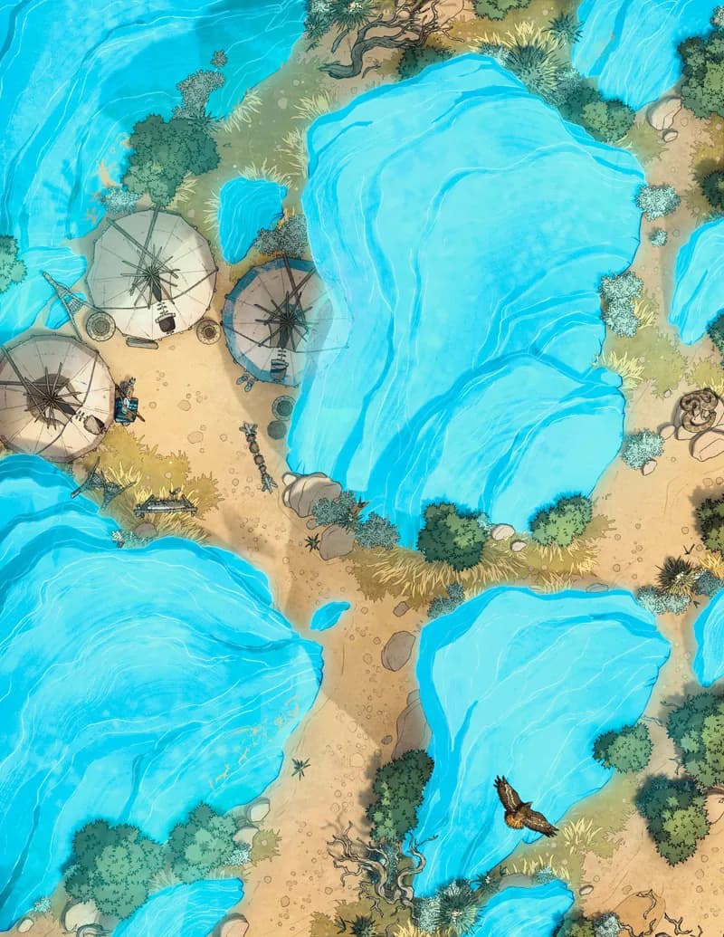Garden of the Gods map, Lapis variant thumbnail
