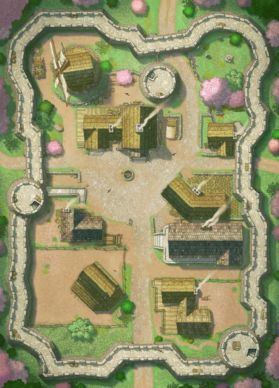 Hauthell map, 04 Spring Day variant thumbnail