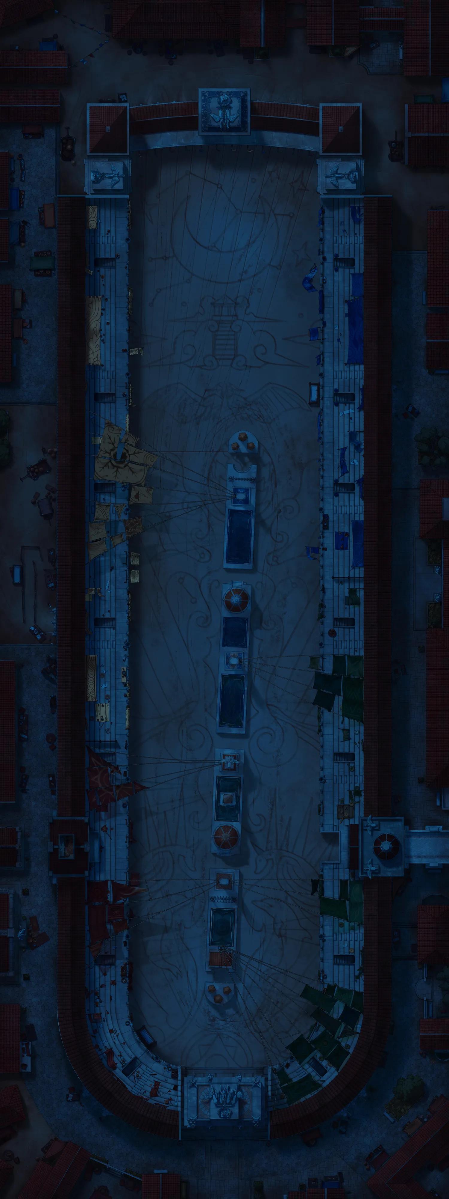 Hippodrome map, Dark variant thumbnail