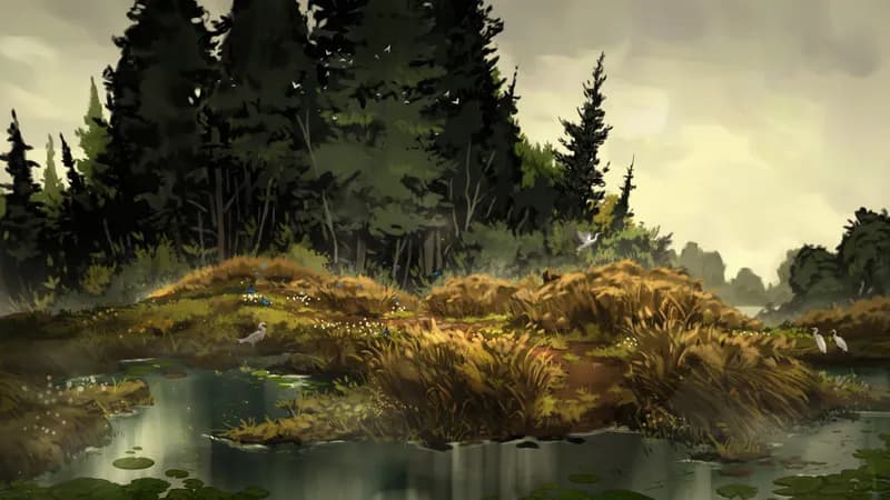 Mellow Marshland Mill map, Natural Day variant thumbnail