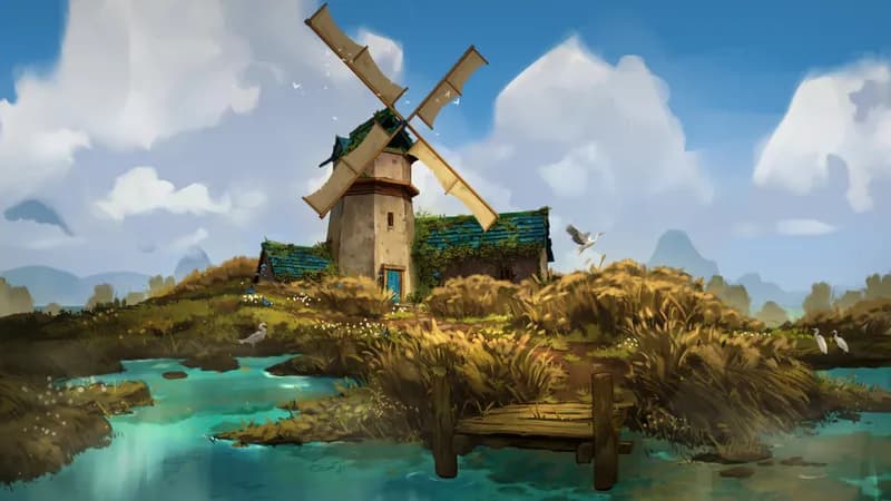 Mellow Marshland Mill map, Isle variant thumbnail