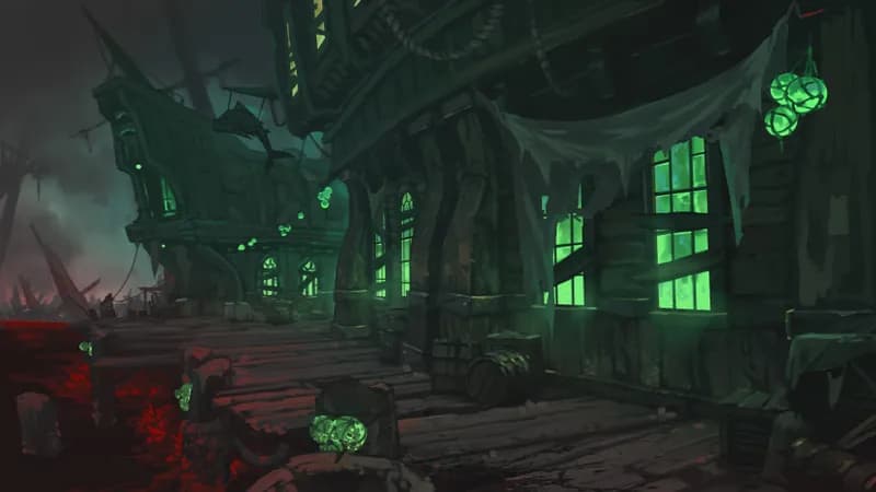 Haunted Dockside Tavern map, Blood Sea variant thumbnail