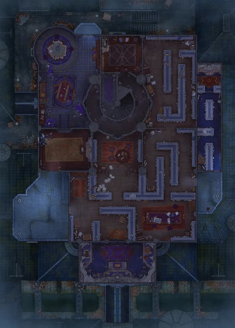 Muniment Chamber map, Dark variant thumbnail