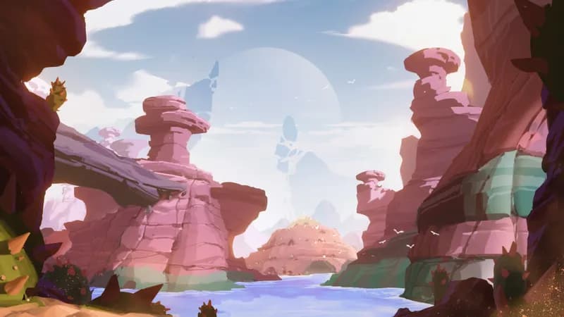 Alien Canyon Burrows map, Flood Day variant thumbnail